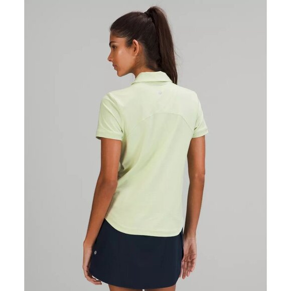Quick-Drying Short Sleeve Polo - Creamy Mint - Picture 4 of 5